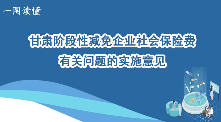 一圖讀懂甘肅階段性減免企業(yè)社會(huì)保險(xiǎn)費(fèi)有關(guān)問(wèn)題的實(shí)施意見
