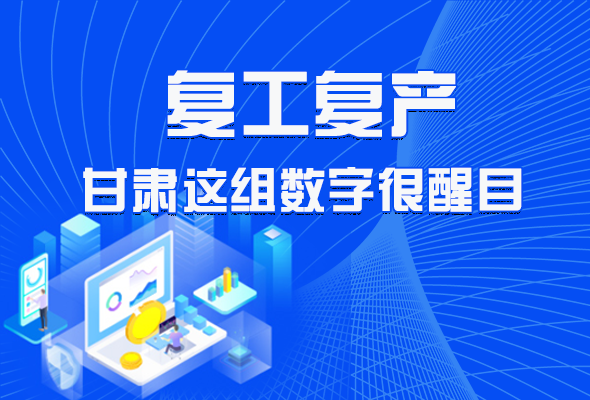 圖解|甘肅復工復產有多拼，看看這組數(shù)字就知道了 