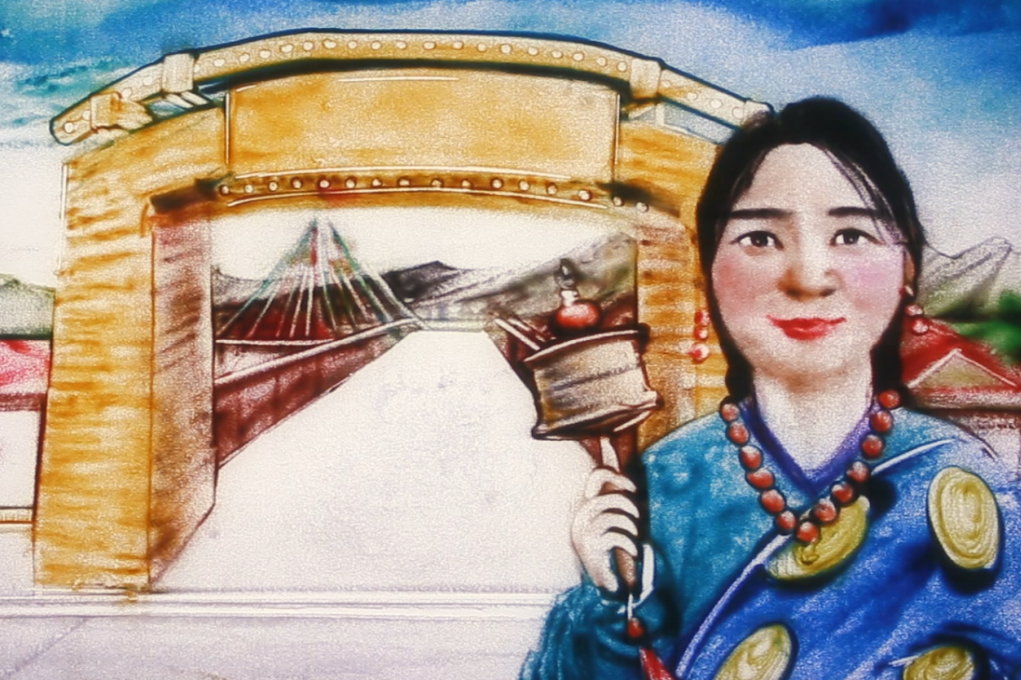 沙畫|奮力追夢(mèng)！2020決戰(zhàn)脫貧攻堅(jiān)“甘肅卷”