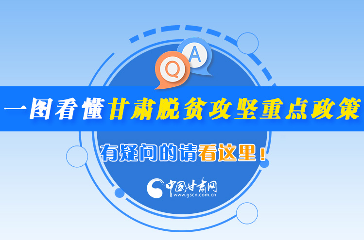 一圖看懂甘肅脫貧攻堅(jiān)重點(diǎn)政策，有疑問(wèn)的請(qǐng)看這里！