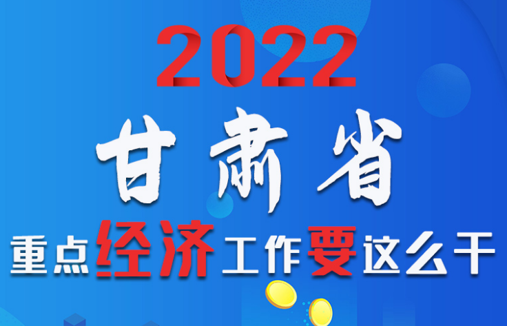 【甘快看·圖解】速覽！2022甘肅省重點經(jīng)濟(jì)工作要這么干！