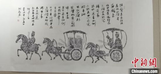 圖為傳拓作品?！〈蘖?攝