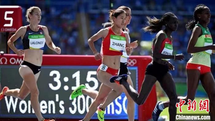 2016年8月，中國選手張新艷參加里約奧運會田徑女子3000米障礙賽預賽。(資料圖) 受訪者供圖