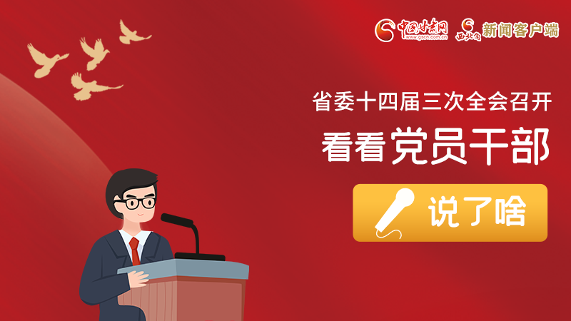 圖解|事關(guān)甘肅省委十四屆三次全會，黨員干部這么說！