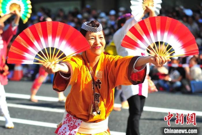 日本仙臺(tái)七夕祭。孫冉 攝