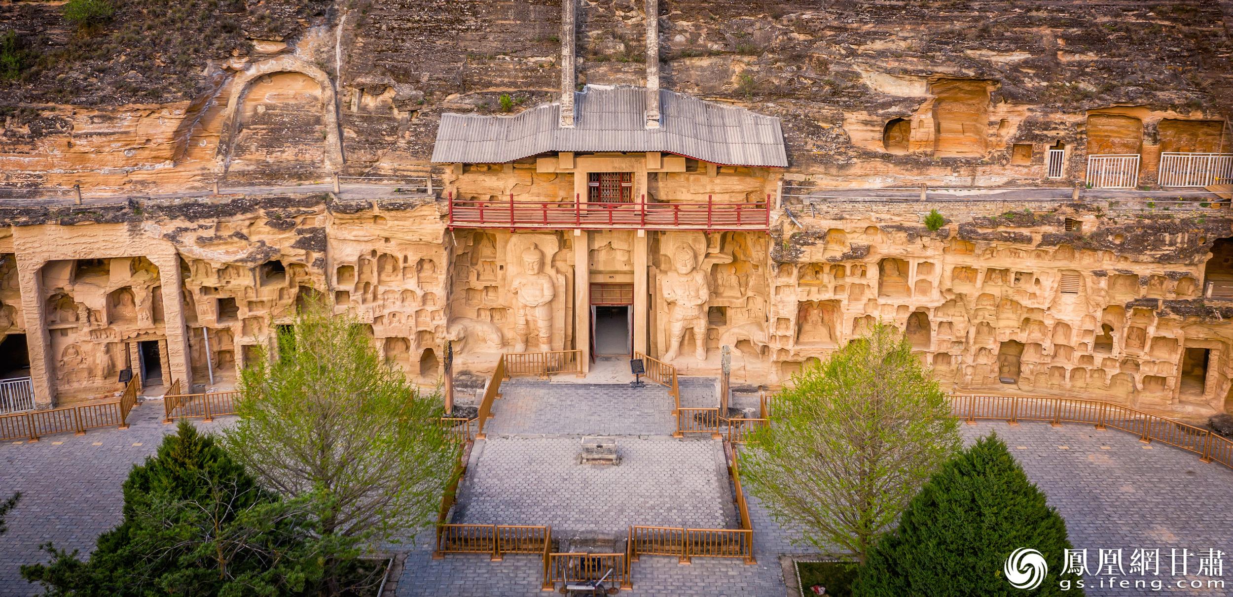 北石窟寺始建于北魏，經(jīng)多個(gè)朝代增修形成密集窟龕。北石窟寺文物保護(hù)研究所供圖