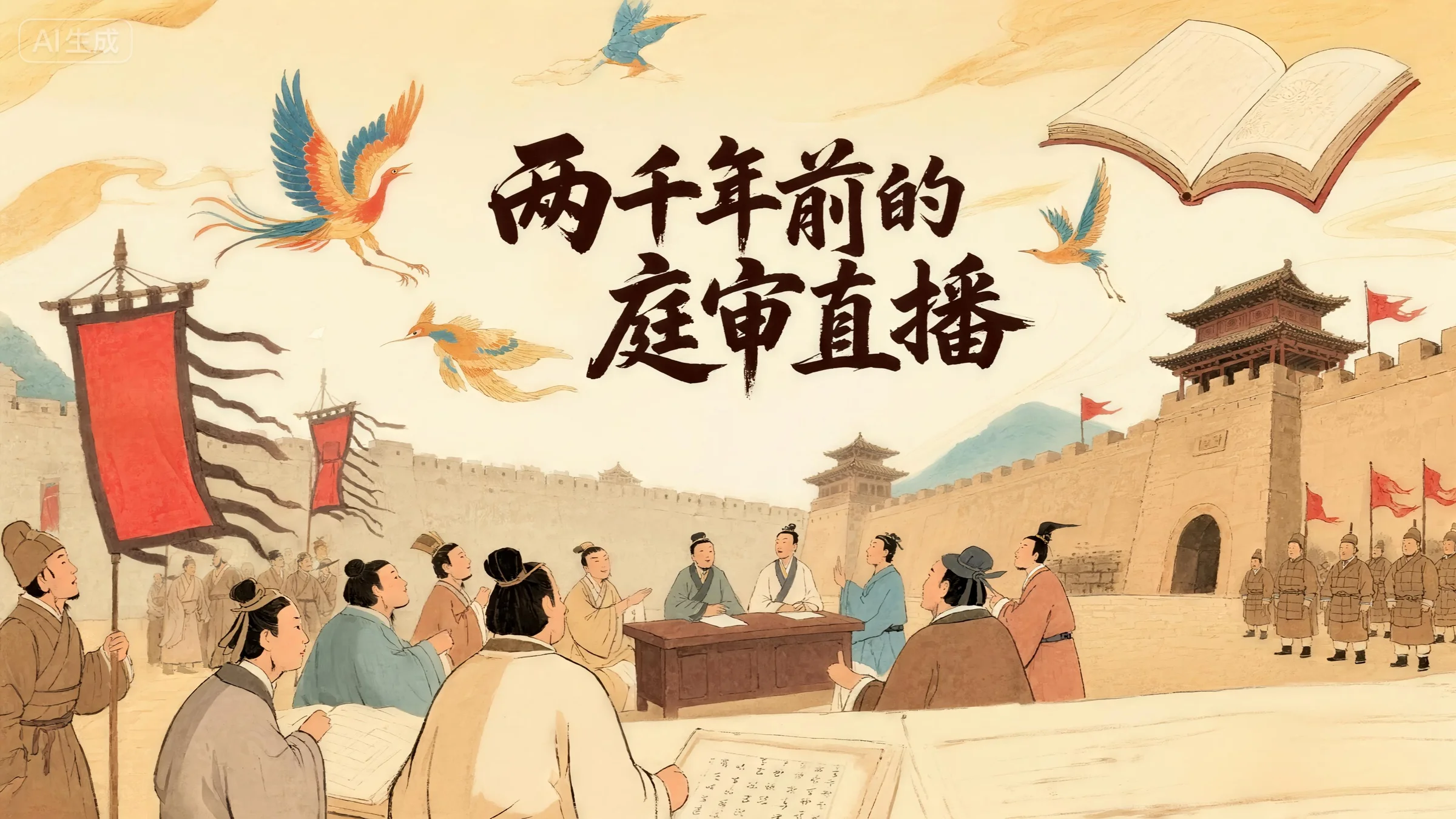 兩千年前的“庭審直播”永不褪色的“司法公正”